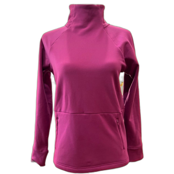 Yogalicious Berry Pink PolarLux Fleece Funnel Neck Pullover XS Soft Warm Lounge - Picture 8 of 8